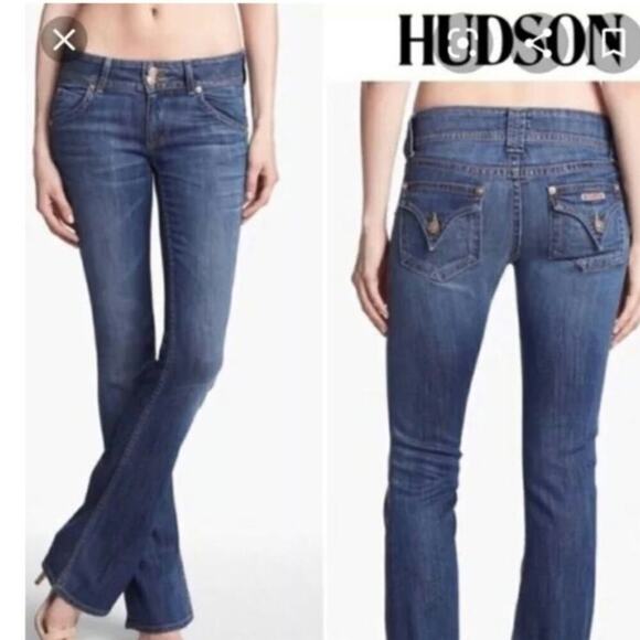 Hudson Signature 170SD Bootcut Jeans Made in USA - Size 32 Heavy Sturdy - Picture 1 of 6